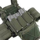 Плитоноска бронежилет с подсумками с быстросъемной сумкой напашник и разгрузочным поясом РПС Вар Белт Олива WOS-0009OP - изображение 7
