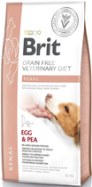 Сухий корм для дорослих Brit VetDiets у разі ниркової недостатності з яйцем, горохом і гречкою