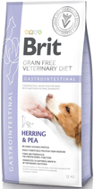 Сухой корм для всех возрастов Brit VetDiets при нарушениях пищеварения с селедкой лососем горохом