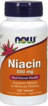 Now Foods Niacyna 500 mg 100 tabletek (N0480)