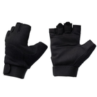 Універсальні тактичні рукавиці безпалі Army Fingerless Gloves Black XL - зображення 1