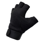 Універсальні тактичні рукавиці безпалі Army Fingerless Gloves Black М - зображення 3