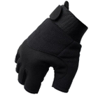 Універсальні тактичні рукавиці безпалі Army Fingerless Gloves Black М - зображення 5