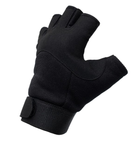 Универсальные тактические перчатки беспалые Army Fingerless Gloves Black L - изображение 3
