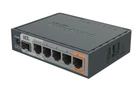 Маршрутизатор MikroTik RB760iGS hEX S Бездротовий 1 Гбіт/с PoE-in + PoE-out (р.113 x 89 x 28 мм)
