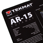Коврик TekMat AR-15 Cutaway Ultra Premium для чистки оружия 2000000117409 - изображение 5