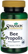 Прополіс Swanson Bee Propolis 550 мг 60 капсул (SW324) - зображення 3