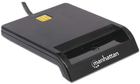 кардридер Manhattan Smart Card N USB 2.0 Black (102049) - зображення 2
