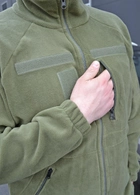 Тактичний флісовий костюм з липучками Хакі 38 (id284r38) - зображення 6