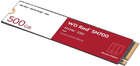 Dysk SSD Western Digital Red SN700 500 GB M.2 NVMe PCIe 3.0 3D NAND (TLC) (WDS500G1R0C) - obraz 3