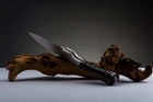 Нож карманный Fontenille Pataud, Vendetta-Guilloché, ручной работы, ручка из рога буйвола (VBBTG) - изображение 7