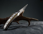 Нож карманный Claude Dozorme, Le Thiers RLT, дамаск, ручка из светлого рога (5.90.320.63D) - изображение 5
