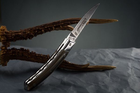 Нож карманный Claude Dozorme, Le Thiers RLT, дамаск, ручка из светлого рога (5.90.320.63D) - изображение 7
