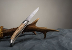 Нож карманный Claude Dozorme, Laguiole, дамаск, ручка из березы (1.60.140.66MID) - изображение 7