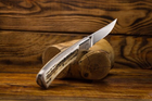 Охотничий складной нож Claude Dozorme, EOK Mister Blade, ручка из рога оленя (1.15.140.79) - изображение 7