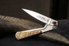 Нож карманный Claude Dozorme, Corsica Liner Lock, ручка из рога барана (1.92.142.37) - изображение 10