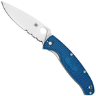 Нож Spyderco Resilience FRN полусерейтор Синий (1013-87.15.25)