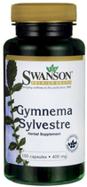 Джимнема Сільвестра Swanson Gymnema Sylvestre Leaf 400 мг 100 капсул (SW983) - зображення 3