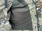 Мужской тактический костюм рип-стоп на флисе ВСУ Мультикам 20222170 9982 58 размер хаки TR_9982 - изображение 9