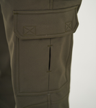 Тактические штаны UKM Софтшел 54-56 (L) оливковый прямые - изображение 3