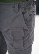 Тактические штаны UKM 48 (S) серый карго рип стоп - изображение 3