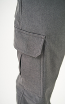 Тактичні штани UKM Софтшел 62 (3XL) сірі прямі - зображення 3
