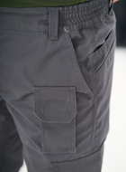 Тактические штаны UKM 54 (XL) серый прямые рип стоп - изображение 3
