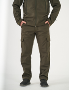 Тактические штаны UKM Софтшел 50-52 (M) оливковый прямые - изображение 2