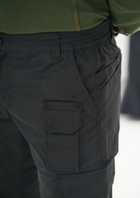 Тактические штаны UKM 50 (М) черный прямые рип стоп - изображение 5