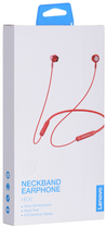 Навушники Lenovo HE06 Червоні (HE06RED) - зображення 8