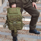 Тактический рюкзак на 40л (48х30х23см), M09, Олива - изображение 3