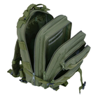 Армейский тактический рюкзак M06 35л (45х26х25 см), Олива - изображение 7