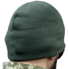 Тактична флісова шапка для ЗСУ, Олива - зображення 3