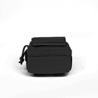 Тактическая сумка-органайзер через плечо и на системе MOLLE (15х13х8см) A72, Черная - изображение 6