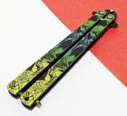 Тренировочный нож бабочка цветной BexShop детский нож раскладной нож бабочка (27875) - изображение 5