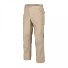 Брюки (Бавовна Ріпстоп) BDU - Cotton Ripstop Helikon-Tex Khaki S/Regular Тактичні чоловічі