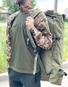 Баул тактичний армійський похідний Armour Tactical Trunk 60 – 90 літрів (Військовий ролтоп) Олива - зображення 4