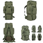 Тактический рюкзак Armour Tactical Max 65 Oxford 800D 65 л Олива - изображение 3