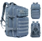 Тактический рюкзак Armour Tactical B1145 Oxford 900D (с системой MOLLE) 45 л Серый - изображение 3