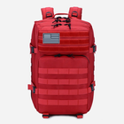 Тактичний рюкзак Armour Tactical B1145 Oxford 900D (з системою MOLLE) 45 л Червоний - зображення 8