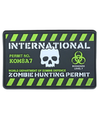 Шеврон/патч KOMBAT UK Zombie Hunting Permit - зображення 1
