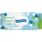 Вологі серветки Superfresh Antibacterial із клапаном 72 шт. (4823071630510)