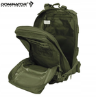Тактичний військовий рюкзак сумка ранець Dominator 30 л оливковий - зображення 6