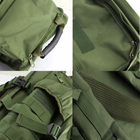 Рюкзак сумка снайперський 70 л Оливковий з водонепроникного нейлону 600D Оxford База для модульної системи Molle дволямковий з регульованими ременями - зображення 5