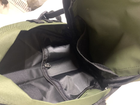 Рюкзак сумка 38 л оливковый - изображение 10