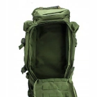 Рюкзак сумка снайперський 70 л Оливковий з водонепроникного нейлону 600D Оxford База для модульної системи Molle дволямковий з регульованими ременями - зображення 14