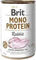 Вологий корм для собак Brit Mono Protein Dog з кроликом