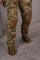 Тактичні брюки ріп-стоп з кишенями для наколінників SM Group размер XL Мультикам - зображення 2