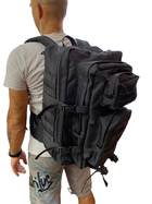 Рюкзак военный тактический, 45л, черный - изображение 1