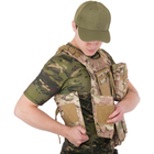 Разгрузочный жилет универсальный разгрузка тактическая на 4 кармана Zelart Military 5516 Camouflage - изображение 3